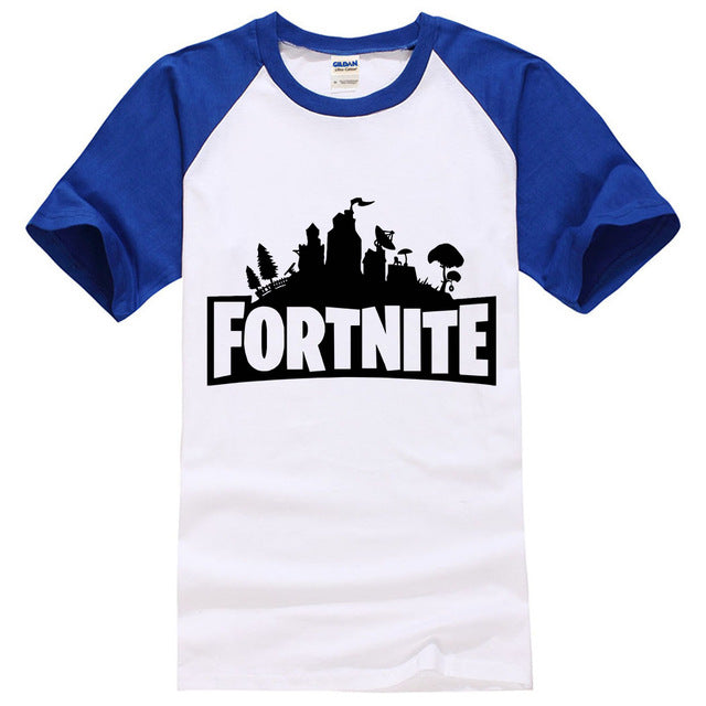 short sleeve raglan sleeves camisetas men 2018 summer new Fortnite t-shirts Hip Hop Male fashion high quality cotton top clothes