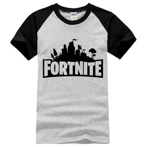 short sleeve raglan sleeves camisetas men 2018 summer new Fortnite t-shirts Hip Hop Male fashion high quality cotton top clothes