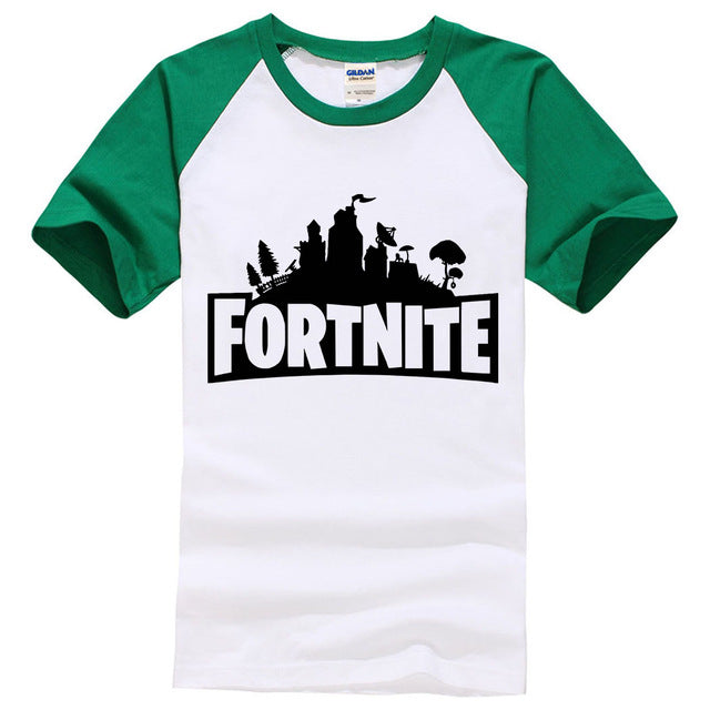 short sleeve raglan sleeves camisetas men 2018 summer new Fortnite t-shirts Hip Hop Male fashion high quality cotton top clothes