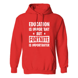 sweatshirt 2018 winter fleece hip-hop brand tracksuits pullovers men Education Is Important But FORTNITE Is Importanter hoodies