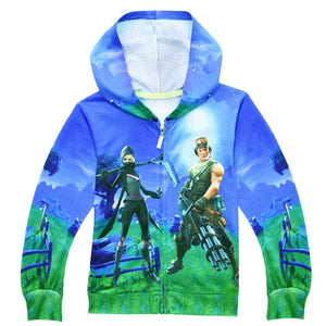 Boys T-shirts Fortnited Boy's Hoodie Coat Children Sweatshirt Boys Hoodies Casual Kids Jacket Outerwear Children Clothes