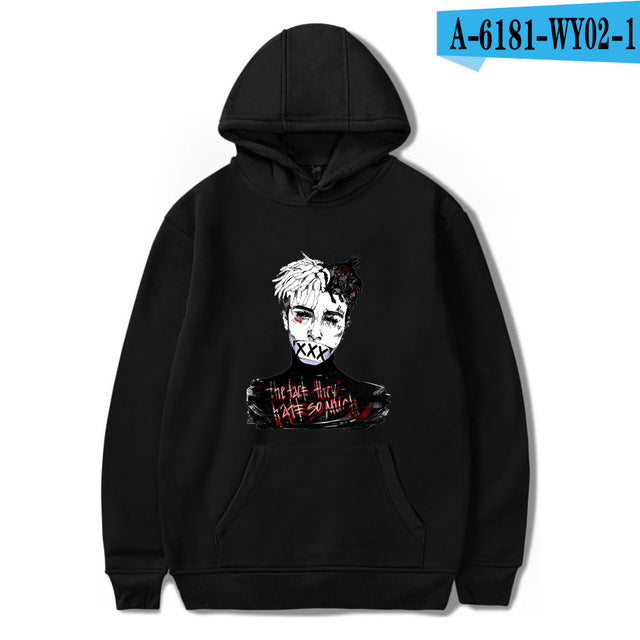 New Arrival XXXTentacion Hoodies Men Women Casual Pullover Streetwear Sweatshirt Sudadera Hombre Harajuku Male Hoodie Women Tops