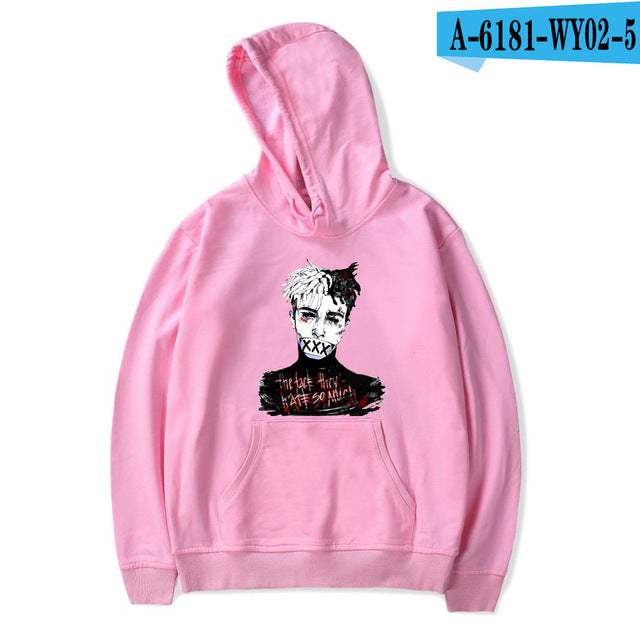 New Arrival XXXTentacion Hoodies Men Women Casual Pullover Streetwear Sweatshirt Sudadera Hombre Harajuku Male Hoodie Women Tops