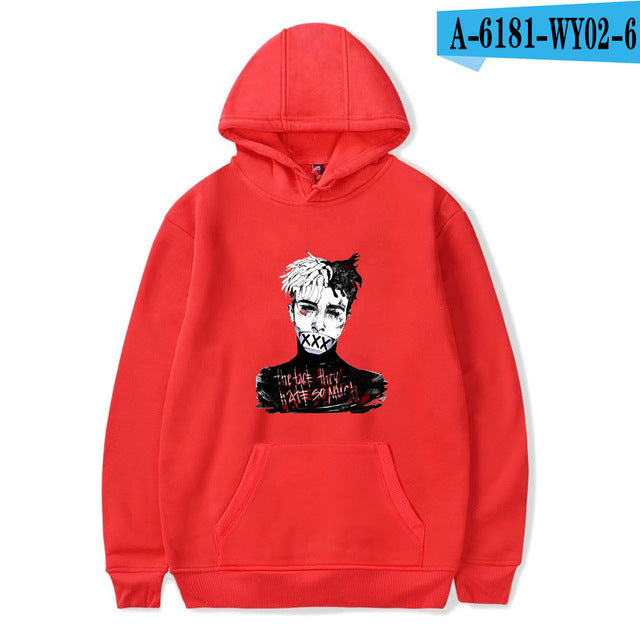 New Arrival XXXTentacion Hoodies Men Women Casual Pullover Streetwear Sweatshirt Sudadera Hombre Harajuku Male Hoodie Women Tops
