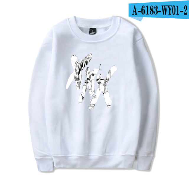 Drop Shipping Xxxtentacion Hoodies Men Women 2018 New Printed Sweatshirt Hooded Pullover Plus Size Oversized Hoodie Sweatshirt