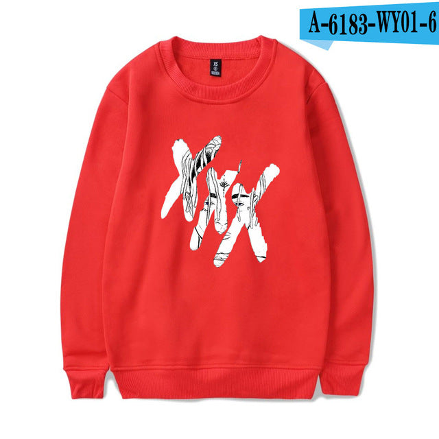 Drop Shipping Xxxtentacion Hoodies Men Women 2018 New Printed Sweatshirt Hooded Pullover Plus Size Oversized Hoodie Sweatshirt