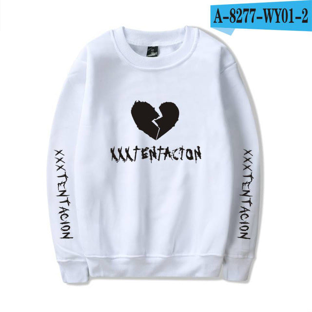 Drop Shipping Xxxtentacion Hoodies Men Women 2018 New Printed Sweatshirt Hooded Pullover Plus Size Oversized Hoodie Sweatshirt