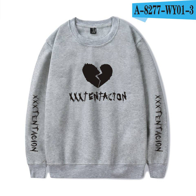 Drop Shipping Xxxtentacion Hoodies Men Women 2018 New Printed Sweatshirt Hooded Pullover Plus Size Oversized Hoodie Sweatshirt