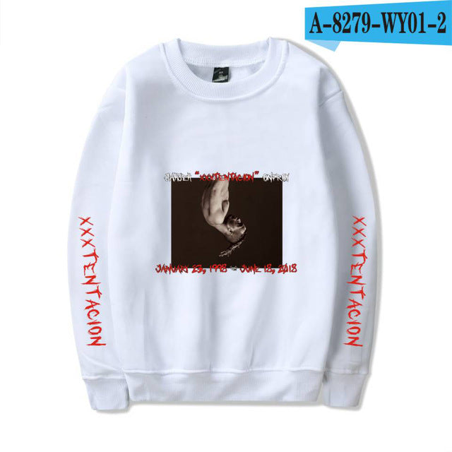 Drop Shipping Xxxtentacion Hoodies Men Women 2018 New Printed Sweatshirt Hooded Pullover Plus Size Oversized Hoodie Sweatshirt