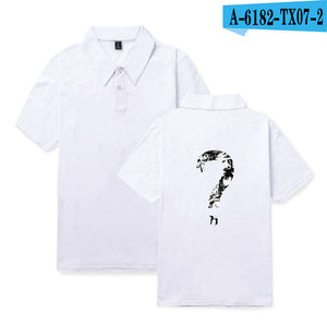 2018 New 100% Cotton Letter Printed Polo Shirts Men and Women Fashion Cool Xxxtentacion Short Sleeve Best Friend Polo Shirts