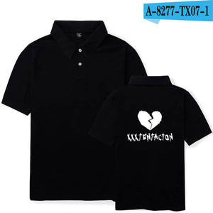 2018 New 100% Cotton Letter Printed Polo Shirts Men and Women Fashion Cool Xxxtentacion Short Sleeve Best Friend Polo Shirts